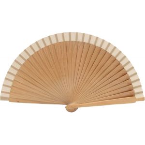 KALANKA-- Eventail Mariage Double-Face Pliant en Bois laqué | Ventilateur de Poche Femme | Eventail Japonais | éventail Paint à la Main - Neuf