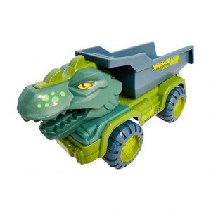 Friction Powered Car Toy Dinosaurs Transport Car Carrier Gift for Children Dump Truck A - Neuf
