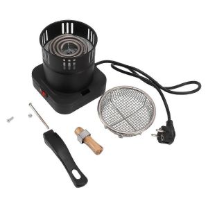 Bruleur a charbon electrique portable avec prise UE 220 V - Bon etat - Neuf