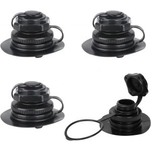 Letnerny-4 Pièces Vanne D'air Pour Bateau Gonflable, Valve Bateau Pneumatique Avec Bouchon, Valve D'inflation Unidirectionnelle, Gonflable Air Valve Remplacement Pour Bateau Radeau Canot Gonflable - Neuf
