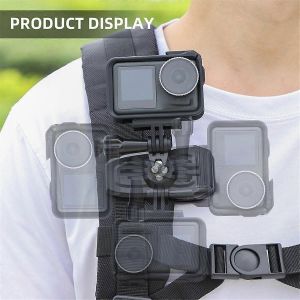 pour Action4 Go3 Support Magn&eacute;tique Universel 360 Degr&eacute;s Gopro12 Sports Cam&eacute;ra Portable Sac &Agrave; Dos Clip - Neuf