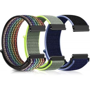 Bracelet De Montre En Nylon 16mm 18mm 19mm 20mm 22mm,Bracelet De Sport Réglable À Libération Rapide Pour Homme Femme,Tissu Souple Respirant Montre Bracelet.[U1873] - Neuf