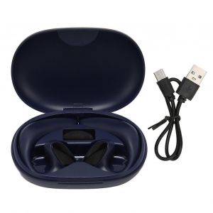 Casque traducteur Bluetooth 144 langues Stéréo Traduction Écouteur avec étui de charge pour Android pour IOS Bleu - Neuf