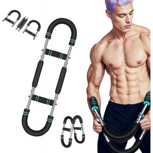 Checarzhn--No1-Twister ¿ Entraîneur De Bras Réglable Pour Avant-Bras, Équipement D'entraînement De Poitrine Et Bras Pour Homme, Équipement D'exercice Portable Pour Les Bras, Entraînement Musculaire À - Neuf