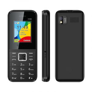 T&eacute;l&eacute;phone Portable 1.77 Pouces 1800mAh Bluetooth FM MP3 MP4 Dual SIM Noir Noir YONIS - Neuf