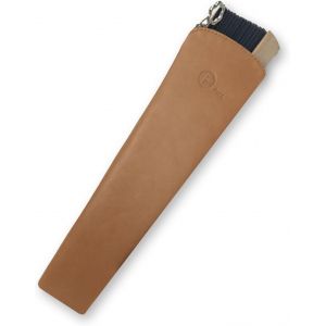 Kalanka-Housse D'éventail En Cuir Véritable, Protecteur Pour Éventail, Artisanat Fait À La Main, Protège Et Prolonge La Vie De Votre Éventail (Camel) - Neuf