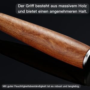 Premium 304 Upgraded Stainless Steel Peeler,Multifunctional Fruit and Vegetable Peeler with Real Wood Handle,Ultra Sharp and Sturdy Blade (Type Y) - Neuf