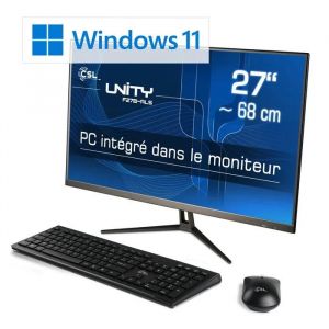 PC tout-en-un CSL Unity F27B-ALS / 1000 Go / 16 Go RAM / Win 11 Famille - Neuf