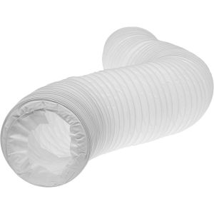 Ø100 mm 1m de long tuyau flexible en PVC avec fil d'acier à l'intérieur. Lignes d'air flexibles pour la ventilation. Chauffage de chauffage, de refroidissement et de ventilation flexible - Neuf