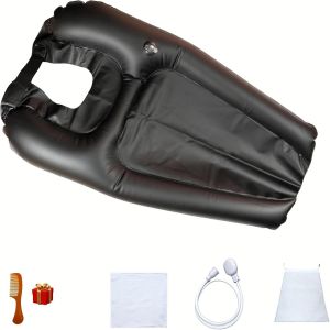 KAL-Lave-Tête Portable Pour La Maison | Lave-Tête Portable | Lave-Tête Portable Pour La Maison | Lave-Tête Gonflable | Lavabo Portable Pour Lit Et Chaise | - Neuf