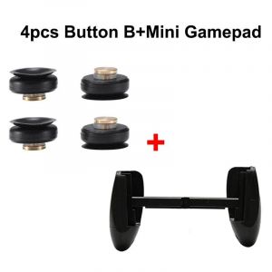 Contrôleur Pubg En Métal, Déclencheur Mobile, Bouton De Tir, Touche De Visée, Mini Manette De Jeu Android Pour Téléphone L1r1 Pour Iphone 7-B With Mini Gamepad - Neuf