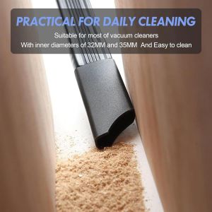Suceur plat flexible, Kit de buse de nettoyage universel, pour tous les aspirateurs avec raccord de 35/32 mm, suceur plat pour nettoyer sous les meubles, sièges de voiture - Neuf