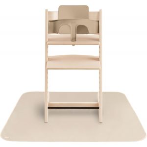 Tapis Anti-&Eacute;claboussures Mushie 108x108 Cm | Imperm&eacute;able, L&eacute;ger, Durable, Sans Bpa | Parfait Pour Chaise Haute, Attrape-Miettes, Et Diversification Alimentaire B&eacute;b&eacute; (Rainbows) - Neuf