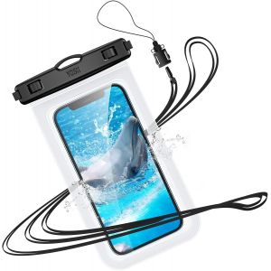 AEFJ-Pochette &Eacute;tanche Smartphone, IPX8 6,8 Pouces Pochette Etanche iPhone [Lot de 1], Protection Telephone Eau pour iPhone 16 15 14 13 Pro Plus XS X, Samsung S24 S23 A23 A33 Xiaomi - Neuf