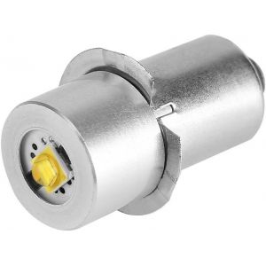 Kal-Ampoule De Torche De Led, P13.5s 3w Mise À Niveau Conversion Lampe De Poche Ampoule De Rechange Mini Lampe De Tête Ampoules Aux Flambeaux Lumière Accessoires(4v White) - Neuf