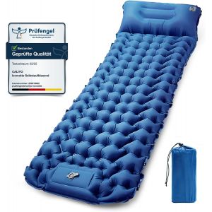 Letnerny-Matelas De Camping Autogonflant ¿ Matelas Pneumatique Épais Avec Pompe À Pied, Ultraléger Et Imperméable | Oreiller Intégré, Compact Pour L'extérieur, La Randonnée, Les Tentes Et Les Voyages - Neuf
