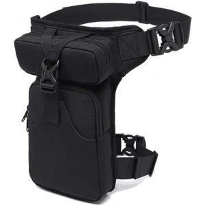 Sac Jambe Homme en Toile Sac à Outils Tactique électrotechnique Porte-Outil Sacoche Cuisse Sac Ceinture Banana pour Bricolage électricien Plombier Menuisier Vélo Moto Sport - Neuf