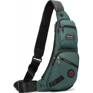 ChenQuanSarl-Sac À Bandoulière Pour Homme Et Femme, Vert Foncé., Sacs À Dos Traditionnels - Neuf