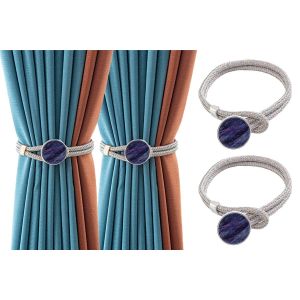 Embrasses De Rideaux Macarons - 2 Paires De Supports D&eacute;coratifs Pour Rideaux, Pour La D&eacute;coration Des Fen&ecirc;tres De La Maison Et Du Bureau - Neuf