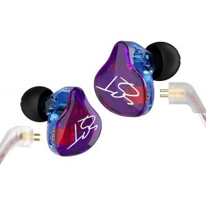 LORANKA-KZ ZST Ecouteurs Filaire avec Micro DD+BA, &Eacute;couteurs Intra Auriculaires, oreillette pour audiophiles, IEM HiFi, &eacute;couteur pour Son Haute fid&eacute;lit&eacute; - Neuf