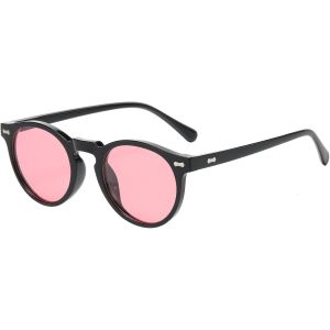 Lunette De Soleil Polarisée Ronde Homme Femme Vintage Rétro Lunettes De Soleil Femme Polarisées Protection Uv400 - Neuf