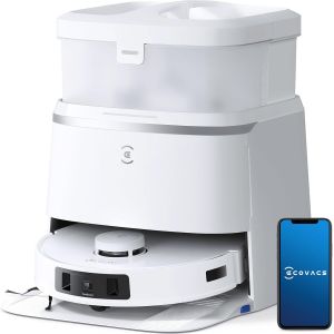 CHECARZHN--NO1-Robot Aspirateur Laveur Deebot T30 Pro Omni Mini Station, Nettoyage Humide Adaptatif Truedge, Zerotangle, 11 000 Pa, Nettoyage Des Serpillières À L'Eau C , Nettoyage En Profondeur - Neuf