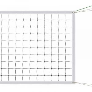Filet De Volley-Ball De Remplacement - Taille Standard (9,5 M X 1 M) - Avec Câble En Acier - Bandes Latérales Renforcées - Pour Plage, Jardin, Piscine, Intérieur Et Extérieur (Filet Uniquement), - Neuf
