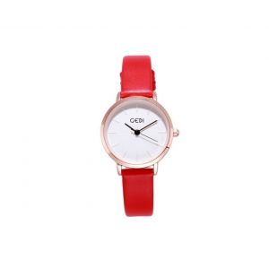 Montre-Bracelet &Agrave; Quartz &Eacute;tanche Pour Femme Avec Cadran Rond Et Bracelet En Pu - Neuf