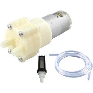 385 Pompe &Agrave; Membrane Auto-Amor&ccedil;ante Dc 6v-12v Avec Tube En Silicone Et Filtre Pour Le Cycle D'eau Quotidien Des Aquariums Et Des Appareils M&eacute;nagers - Neuf