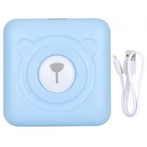 Imprimante photo de poche thermique portable, impression de questions erronees, format A6, bleu, 203 dpi - Neuf