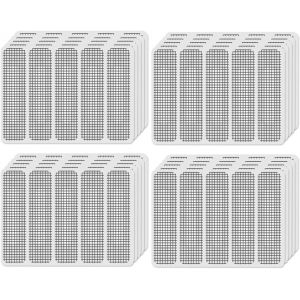 Kit réparation, 100 Auto-adhésif, Protection contre les insectes, Avec fermeture, porte, Patchs mur en maille de fibre de verre, Outils de cloison sèche rapide (Gris) - Neuf