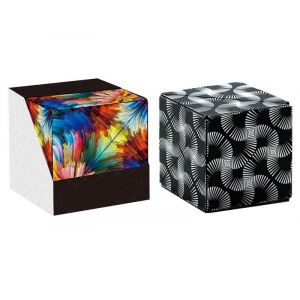 Puzzle cube magique 3D - Jouet magn&eacute;tique &agrave; changement de forme (2 pi&egrave;ces) - Neuf