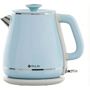 Mulin Bouilloire Vintage, &Eacute;bullition Rapide, Bouilloire &Eacute;lectrique 1,8L, 2200W,Arr&ecirc;t Automatique, Base &Agrave; 364&deg; - Neuf