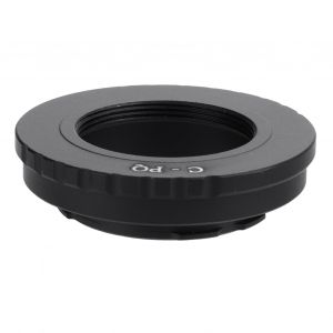 Adaptateur d'objectif CCTV a monture C pour appareils photo reflex numeriques Pentax (C-PQ noir) - Neuf