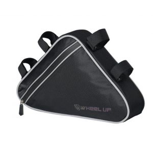 Sacoche De Guidon De V&eacute;lo - Sacoche Triangulaire Pour L'avant Ou La Selle, 21 X 25 X 5 Cm, Pvc, Capacit&eacute; 1,2 L, Poids 155 G - Neuf