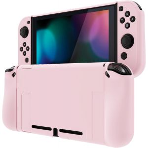 Ershi-Playvital Coque Protection Pour Nintendo Switch Joycon Cover,Étui Housse Pour Switch Console Accessoires Upgraded-Rose Ceris[1037] - Neuf