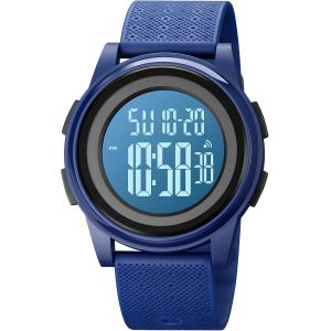 Eryi-Homme Und Femme Sport Montre Outdoor Led Digitale Alarme Chronomètre Montres Bracelet Etanche Plastique Er Caoutchouc Montre - Neuf