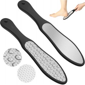 Checarzhn--No1-Rapeuse Pieds, Rape Pied, Rape Pieds, Rappe Pieds Pédicure, Râpe Pied, Lime Pied Acier Inoxydable Double Face Pour Peaux Mortes Et Callus Peeling, Pedicure Professionnel Pour Pied - Bl - Neuf