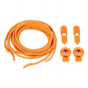 Lacets Reflechissants Sans Noud Pour Chaussures De Sport, Course A Pied, Randonnee, Securite Elastique (Orange) - Neuf