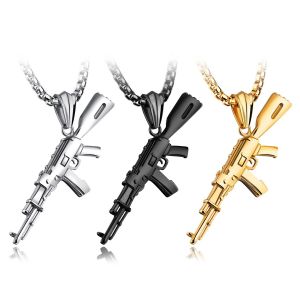 Collier Punk Rock Pour Homme, Pendentif Style Militaire, Style Hip-Hop, Bijoux Tendance Pour Hommes - Neuf