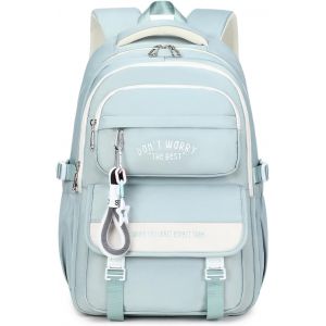 CHECARZHN--NO1-Sac A Dos Fille Pour Adolescentes, Grande Capacité Cartable Fille Pour École Primaire College Lycée, Imperméable Cartable Scolaire Sac À Dos Décontracté À La Mode - Neuf