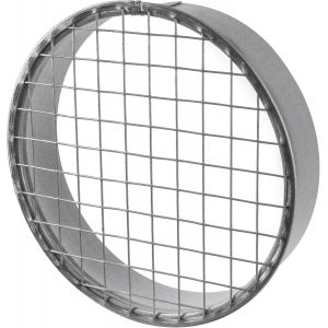 Couvercle de conduit de 15,2 cm de diamètre - Bouchon rond en acier galvanisé avec écran en maille - Évent d'échappement ou d'admission CVC - Sortie d'air extérieure - Conduit de - Neuf