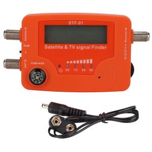 Detecteur de signal TV par satellite, ecran LCD, compteur de signal satellite numerique avec boussole, controle du buzzer - Neuf