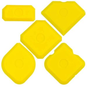 Set De 5 Pièces Pour Le Lissage Des Coulis,Grattoirs À Coulis En Silicone Et Acrylique - Neuf