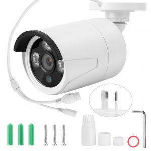 Camera de surveillance sans fil 1MP 720P, vision nocturne infrarouge, interieur et exterieur (AU 100-240 V) - Neuf