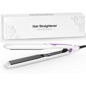 Nsiecd-Lisseur Cheveux, Fer &Agrave; Lisser Professionnel, Lisseur Boucleur 2 En 1 Portable, Coiffage Rapide, Sans Frisottis, Pour Des Cheveux Lisses, Doux Et Brillants - Convient &Agrave; Tous Les Types De Cheveu - Neuf