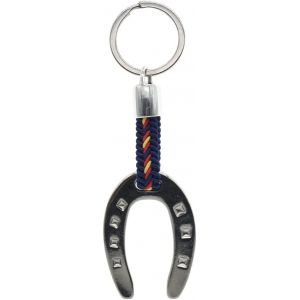 Kal-Porte-Clés Porte-Bonheur Avec Fer À Cheval Et Le Drapeau De L'espagne, Amulette, Cintre Pour Sac. - Neuf