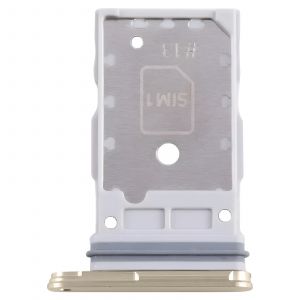 Tiroir Carte SIM pour Galaxy S24 / S24 Plus Emplacement Dual Nano SIM Beige - Neuf