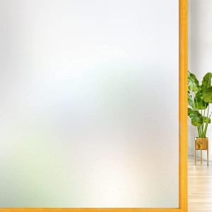 Film de Protection pour fenêtre - Opaque, Autocollant - Film en Verre dépoli - Anti-UV (30 x 200 cm, Mat) - Neuf