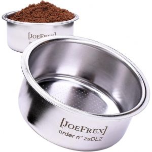 KAL-Passoire Pour Delonghi Dedica -Tasses -Double Passoire 14 G -Panier Filtrant 51 Mm -Porte-Filtre En Acier Inoxydable Pour La Série Delonghi Dedica -Accessoire Expresso De Qualité - Neuf